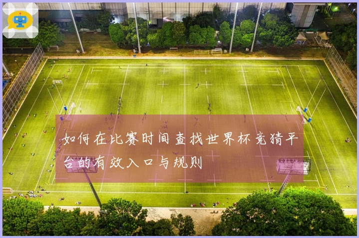 如何在比赛时间查找世界杯竞猜平台的有效入口与规则