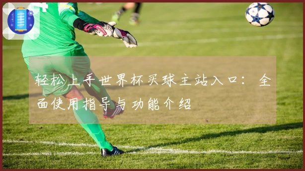 轻松上手世界杯买球主站入口：全面使用指导与功能介绍